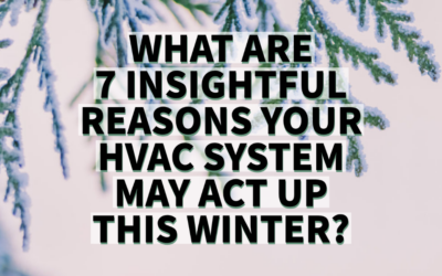 WHAT ARE 7 INSIGHTFUL REASONS YOUR HVAC SYSTEM MAY ACT UP THIS WINTER?       